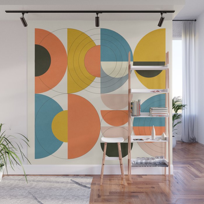 Roud Flow No. 7 Wall Mural Gallery Image 1