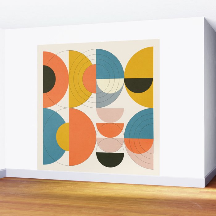 Roud Flow No. 7 Wall Mural Gallery Image 2