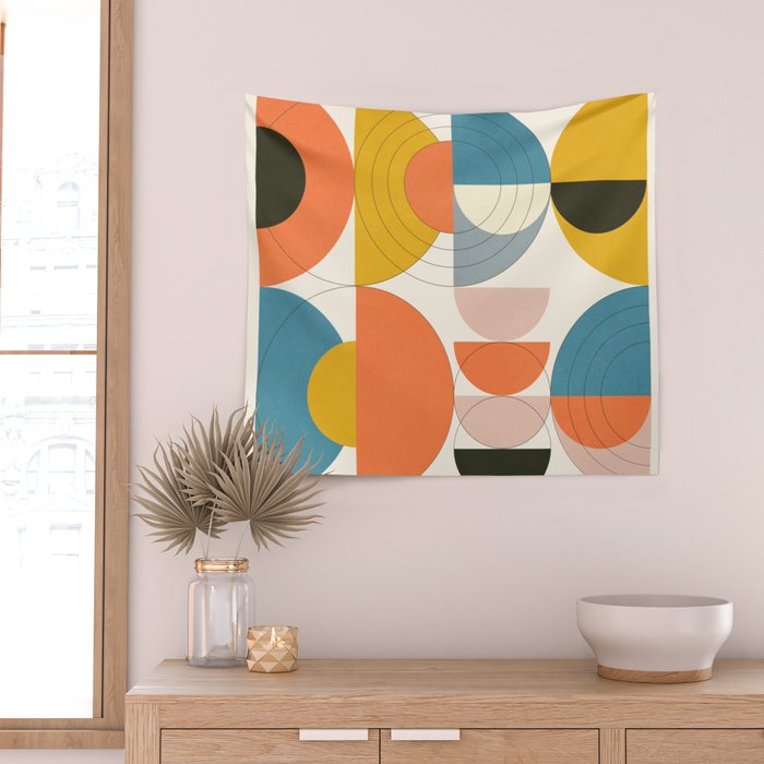 Roud Flow No. 7 Wall Tapestry Gallery Image 2