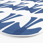 Vintage Bows V Blue Bath Mat Gallery Image 3