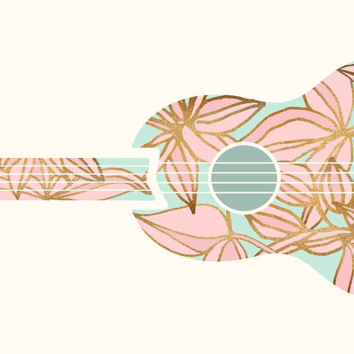 Modern Boho Ukulele Coffee Mug Gallery Image 2