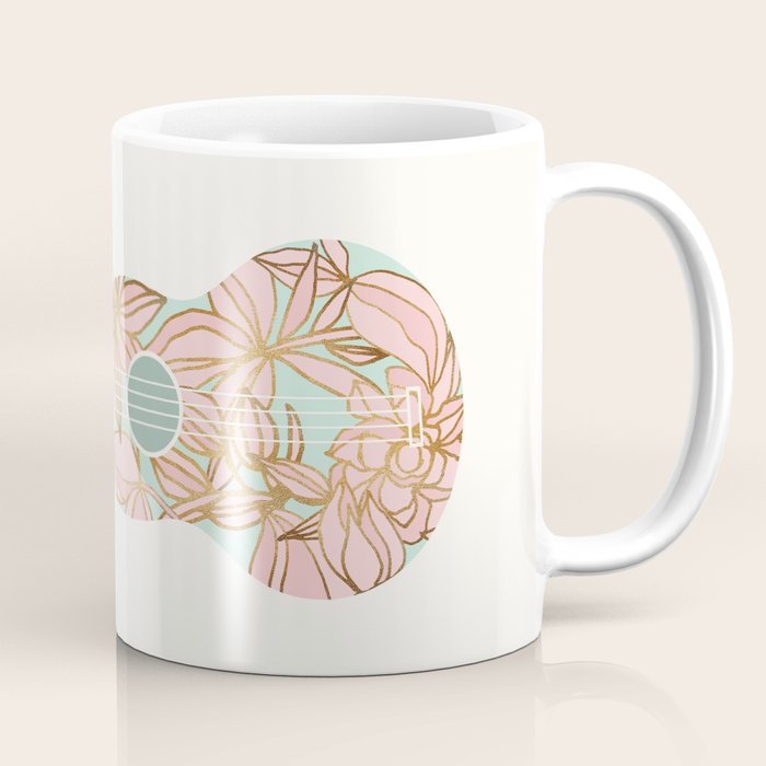 Modern Boho Ukulele Coffee Mug Gallery Image 1