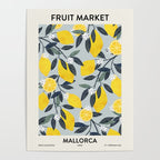 Fruit market retro Mallorca inspiration Poster Gallery Image 4