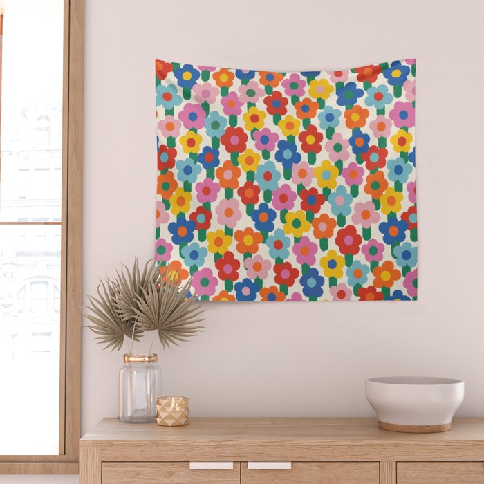 Summer Garden #5 Wall Tapestry Gallery Image 2