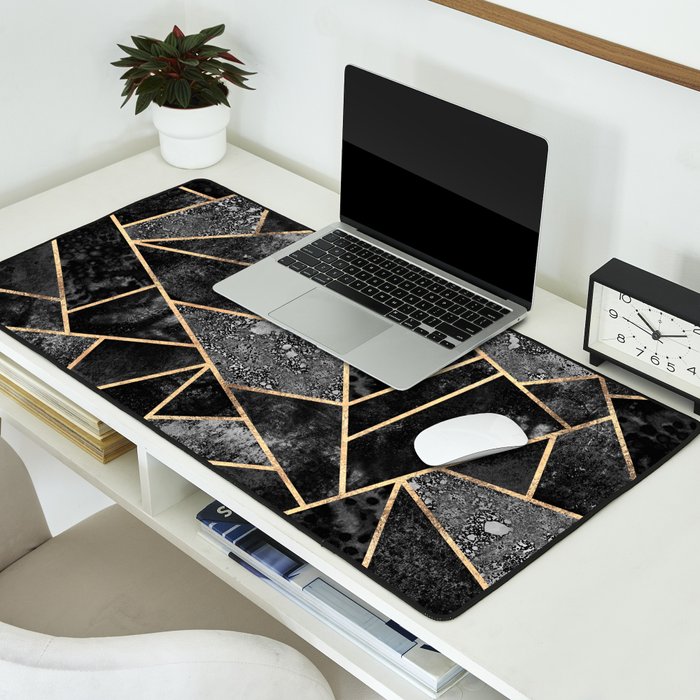 Black Stone 2 Desk Mat Gallery Image 2