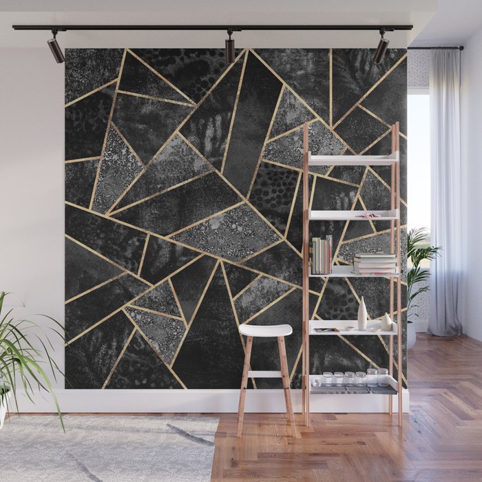Black Stone 2 Wall Mural Gallery Image 1