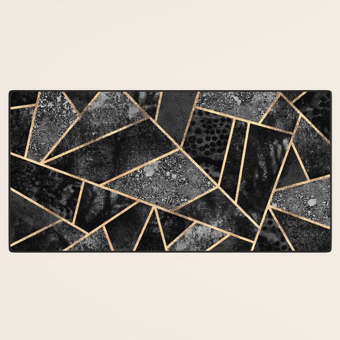 Black Stone 2 Desk Mat Gallery Image 3