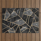 Black Stone 2 Outdoor Rug Gallery Image 1
