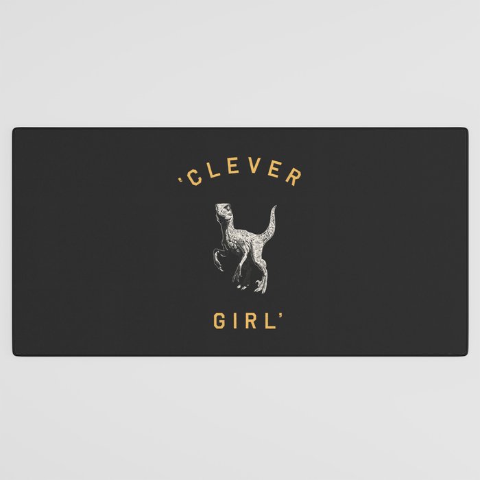 Clever Girl (Dark) Desk Mat Gallery Image 3