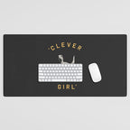 Clever Girl (Dark) Desk Mat Gallery Image 1
