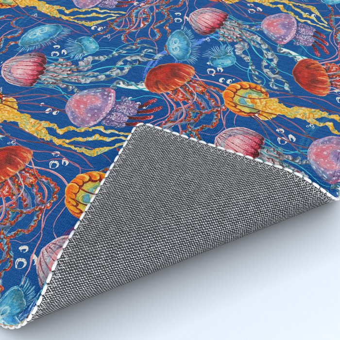 Jellyfish Collection - blue Rug Gallery Image 4