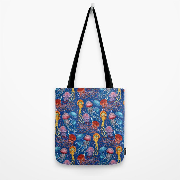 Jellyfish Collection - blue Tote Bag Gallery Image 2