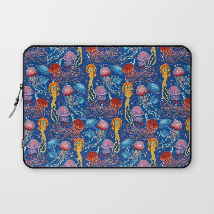 Jellyfish Collection - blue Laptop Sleeve Gallery Image 1