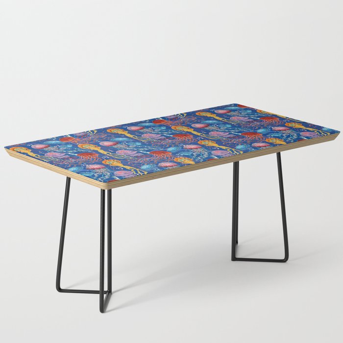 Jellyfish Collection - blue Coffee Table Gallery Image 1