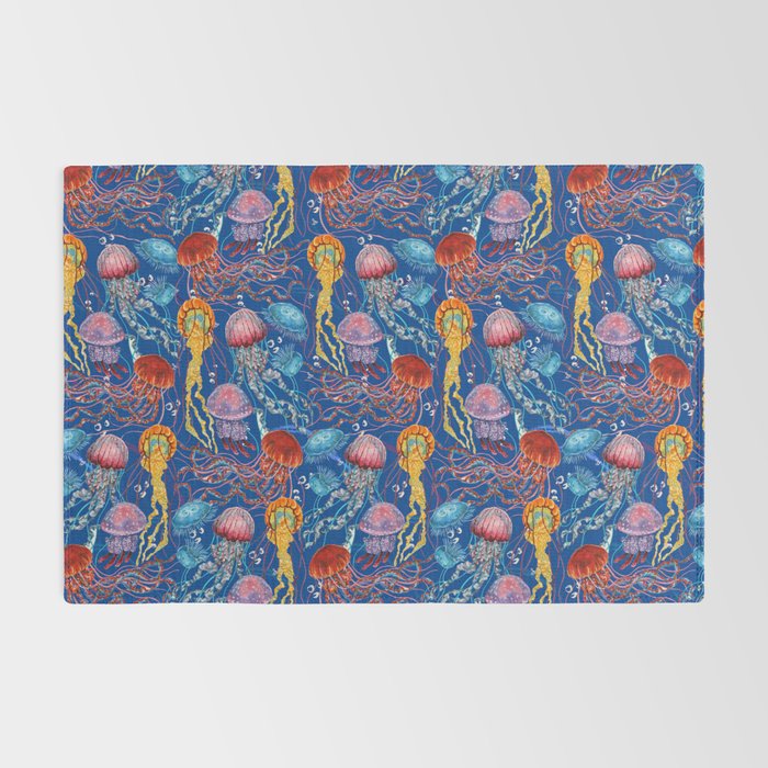 Jellyfish Collection - blue Rug Gallery Image 2