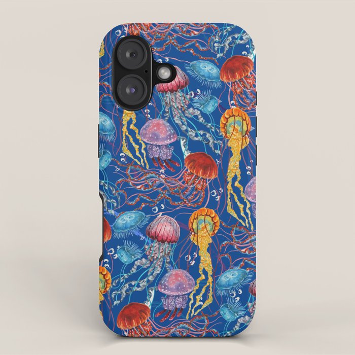 Jellyfish Collection - blue iPhone Case Gallery Image 1