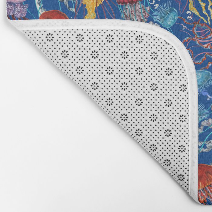 Jellyfish Collection - blue Bath Mat Gallery Image 2