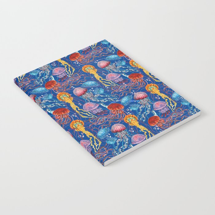 Jellyfish Collection - blue Notebook Gallery Image 2