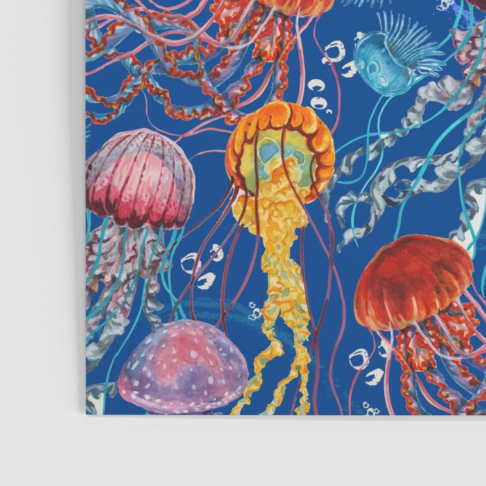 Jellyfish Collection - blue Poster Gallery Image 3