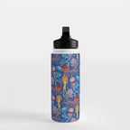 Jellyfish Collection - blue Water Bottle Gallery Image 3