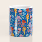 Jellyfish Collection - blue Coffee Mug Gallery Image 4