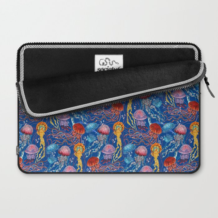 Jellyfish Collection - blue Laptop Sleeve Gallery Image 2