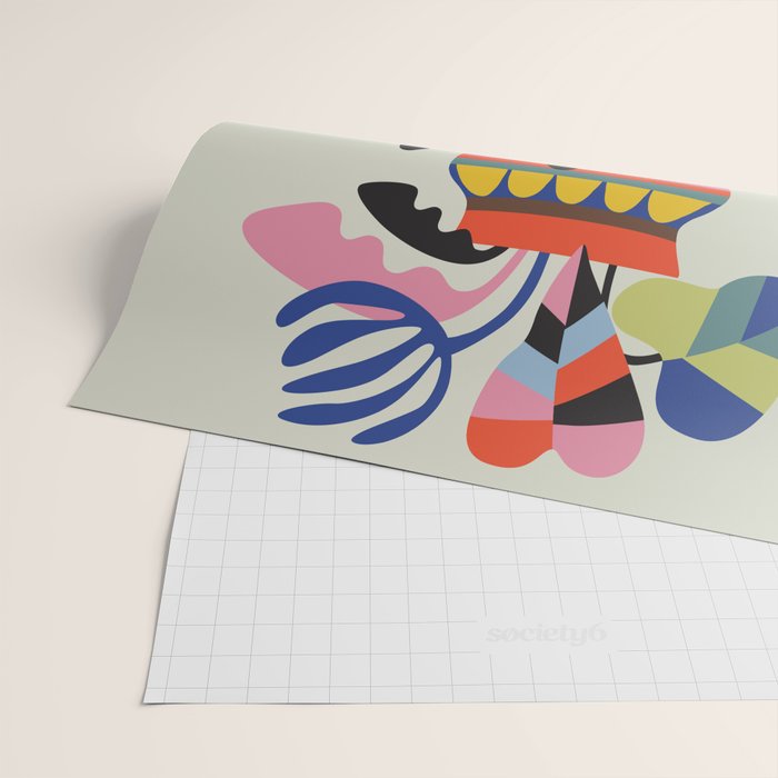 Mid Century Modern Retro Cats Wrapping Paper Gallery Image 2