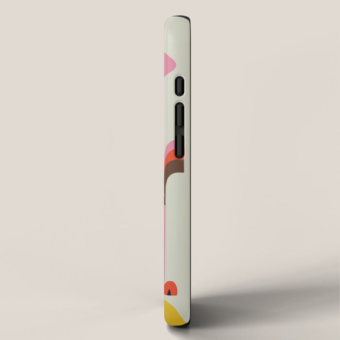 Mid Century Modern Retro Cats iPhone Case Gallery Image 2