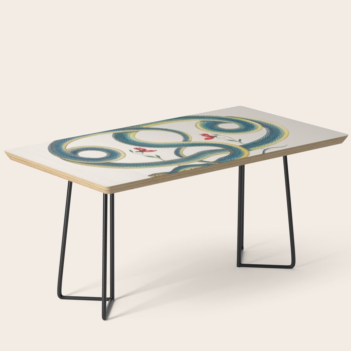 Albertus Seba Snakes Flowers Engraving Coffee Table Gallery Image 1