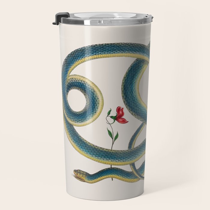 Albertus Seba Snakes Flowers Engraving Travel Mug Gallery Image 3