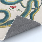 Albertus Seba Snakes Flowers Engraving Rug Gallery Image 4