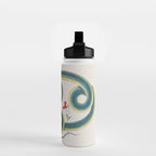 Albertus Seba Snakes Flowers Engraving Water Bottle Gallery Image 2