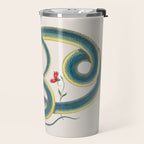Albertus Seba Snakes Flowers Engraving Travel Mug Gallery Image 2