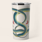 Albertus Seba Snakes Flowers Engraving Travel Mug Gallery Image 1