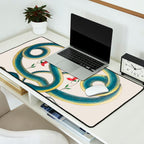 Albertus Seba Snakes Flowers Engraving Desk Mat Gallery Image 2