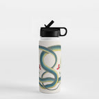 Albertus Seba Snakes Flowers Engraving Water Bottle Gallery Image 1