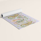 Butterfly Purple Garden Yoga Mat Gallery Image 2