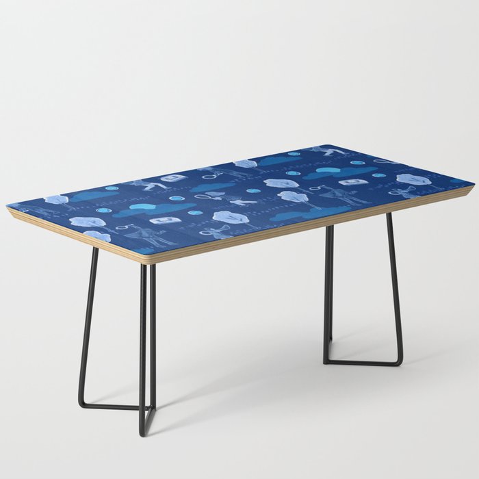 Let's Play Tennis in Navy Blue Coffee Table Gallery Image 1