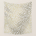 Gold Berry Branches Wall Tapestry Gallery Image 4