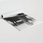 Smoking Boy with Chicken black and white photograph - photography - photographs Yoga Mat Gallery Image 2