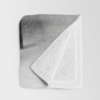 Smoking Boy with Chicken black and white photograph - photography - photographs Throw Blanket Gallery Image 3