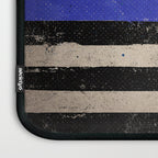Thin Blue Line Police Flag First Responder USA Hero Laptop Sleeve Gallery Image 3