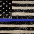 Thin Blue Line Police Flag First Responder USA Hero Coffee Mug Gallery Image 2
