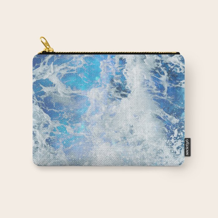 Perfect Sea Waves II Carry All Pouch Gallery Image 1
