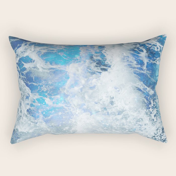Perfect Sea Waves II Rectangular Pillow Gallery Image 1