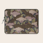 Vintage Art Deco Bat and Flowers Laptop Sleeve Gallery Image 1