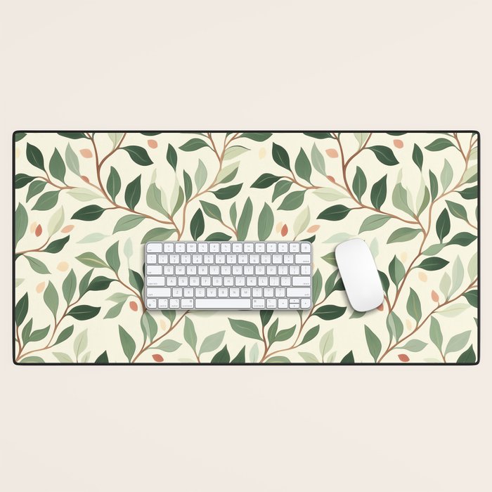 Romantic Botanica Autumn Bloom Desk Mat Gallery Image 1