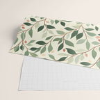 Romantic Botanica Autumn Bloom Wrapping Paper Gallery Image 2