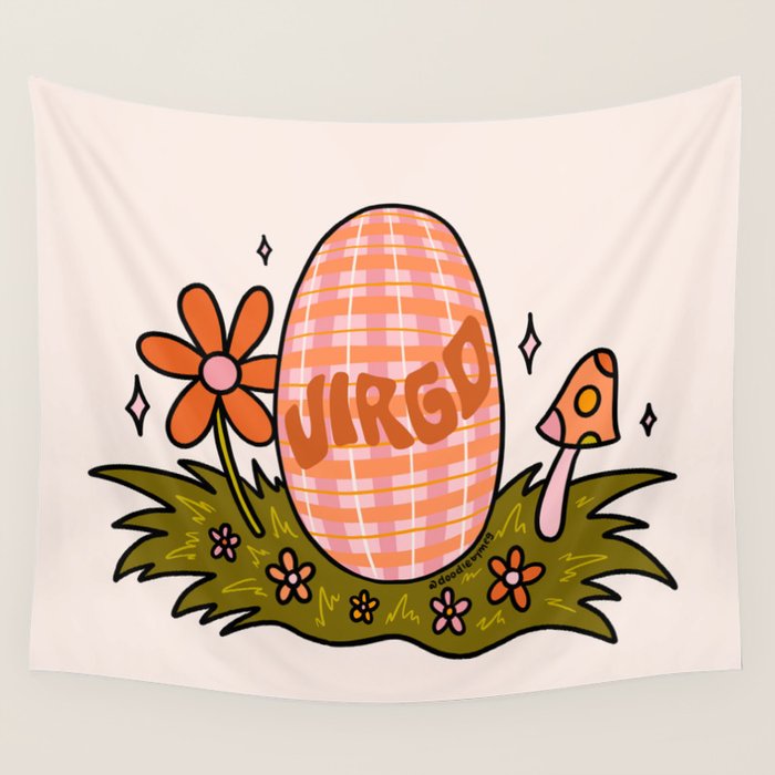 Virgo Easter Egg Wall Tapestry Gallery Image 4