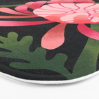 Abstract Mum Flowers // Protea // Peonies Bath Mat Gallery Image 3